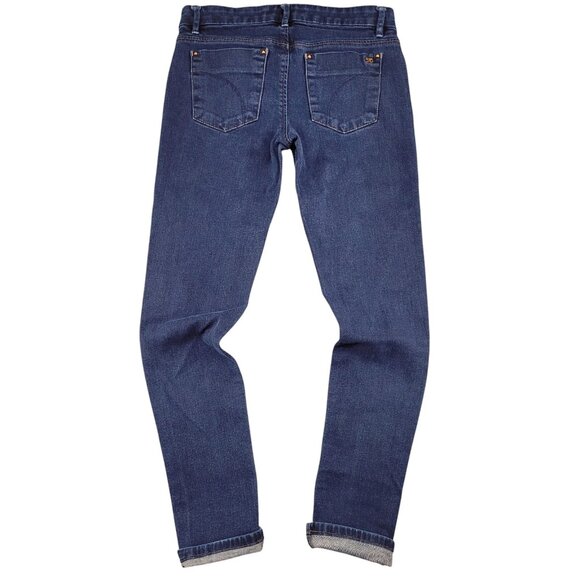 Joe's Womens Low Rise Size 25 Ankle Skinny Provocateur Jeans Dark Wash Denim - Picture 2 of 7